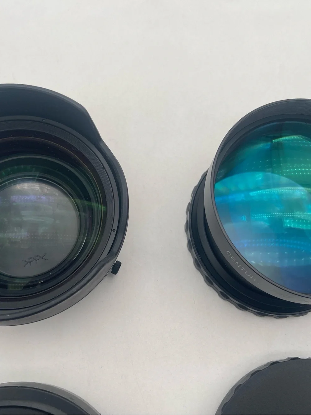 Sony Black Camera Lenses with Century Rear Cap